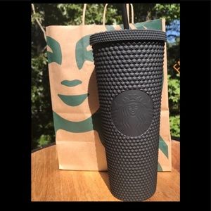 Starbucks 2021 Black Matte Studded Venti Tumbler